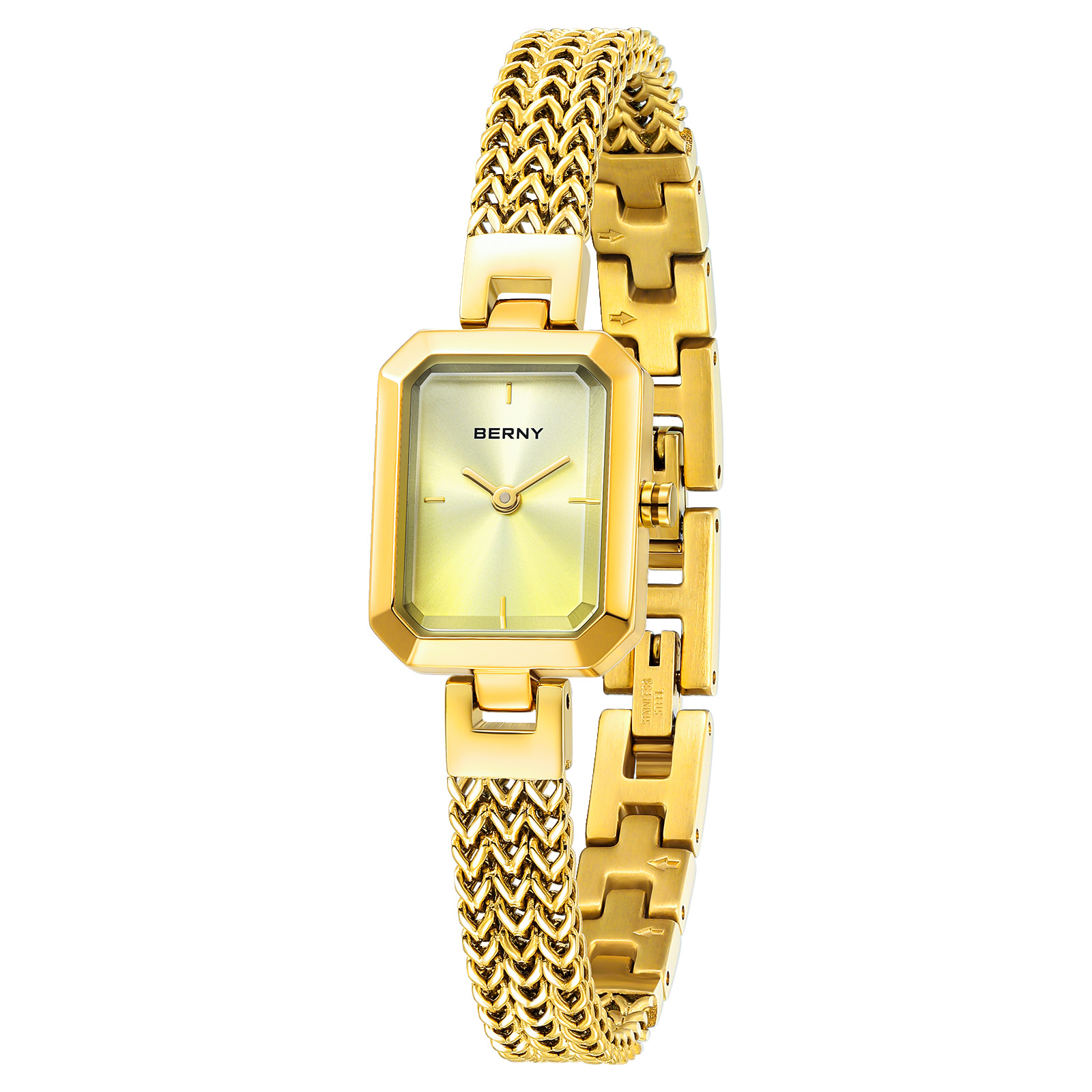 Accessories With Watch - BERNY Gold Watch for Women Mini