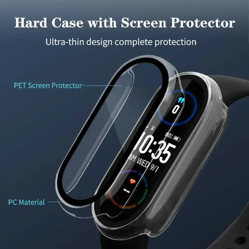 Tempered Glass+PC Case For Xia - Garmin Smartwatch Accessories recension och pris