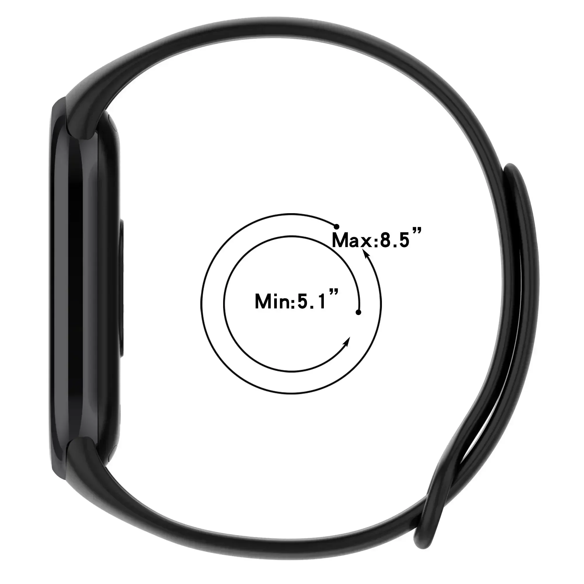 Silicone Strap For Xiaomi Mi b - Smart Watch Accessories recension och pris