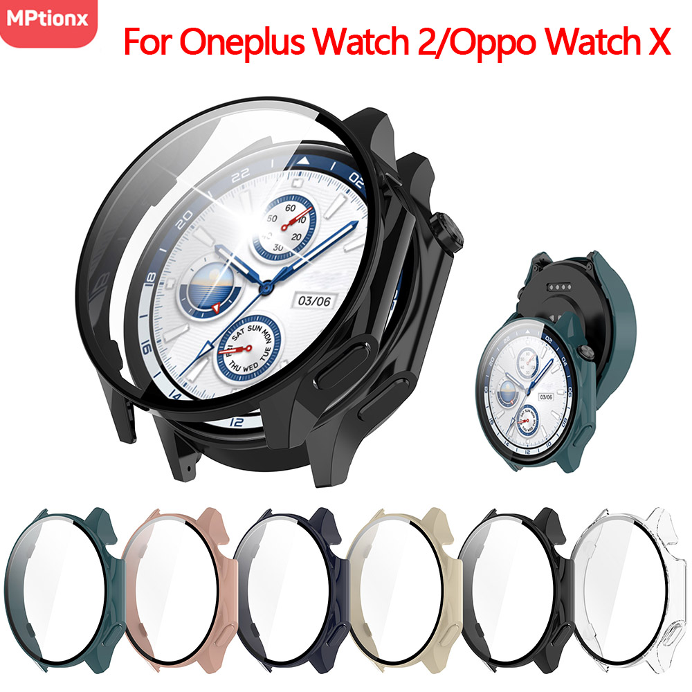 PC Case+Glass for Oneplus Watc - Garmin Smartwatch Accessories recension och pris