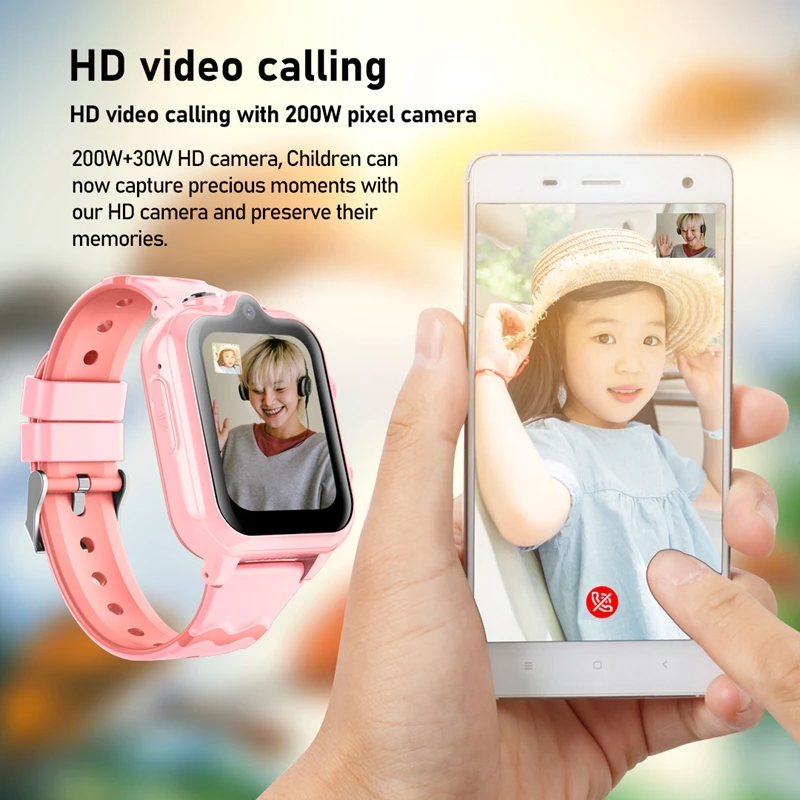 Yoateo Smart Watch Kids 4G KT1 - Android Smartwatch Accessories recension och pris