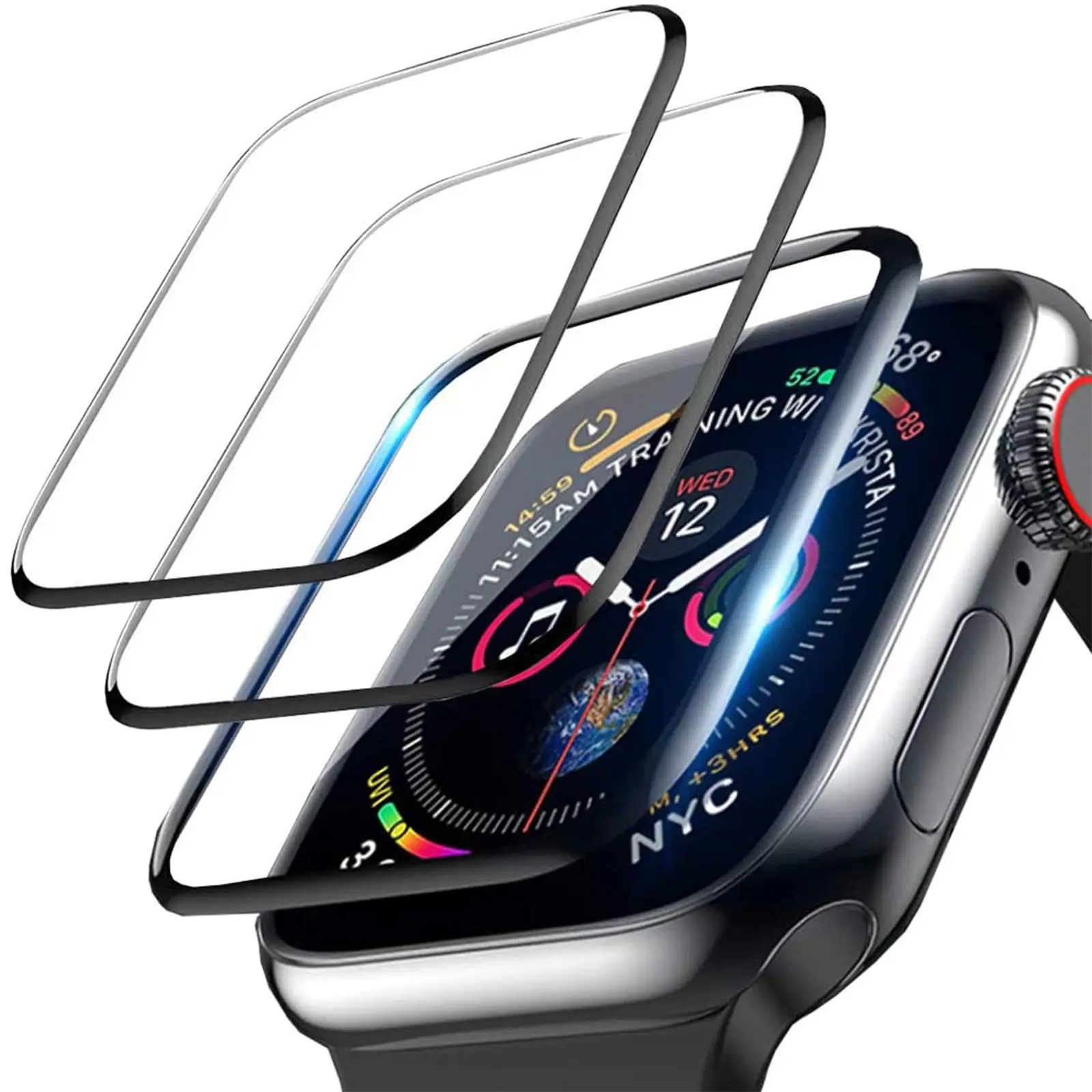 3D Tempered Glass For Apple Wa - Smart Watch Accessories recension och pris