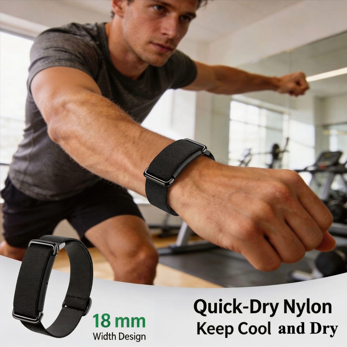 Nylon Wristband & Armband for  - Sport Loop Strap recension och pris