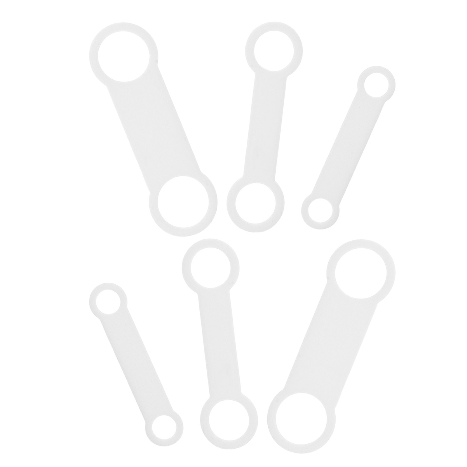 6Pcs Silicone Dog Tag Slide on - Silicone Band Replacement recension och pris