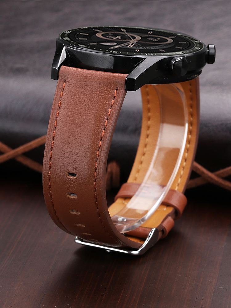 22mm Genuine Leather Watch Ban - Smartwatch Accessories Shop recension och pris