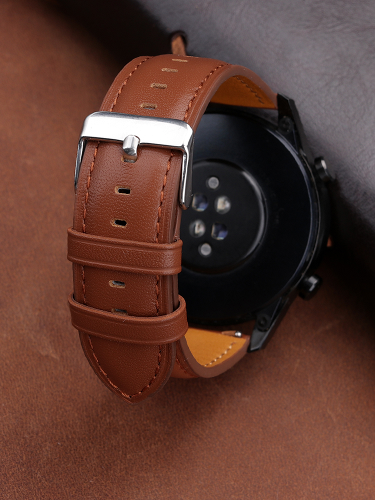 22mm Genuine Leather Watch Ban - Smartwatch Accessories Shop recension och pris