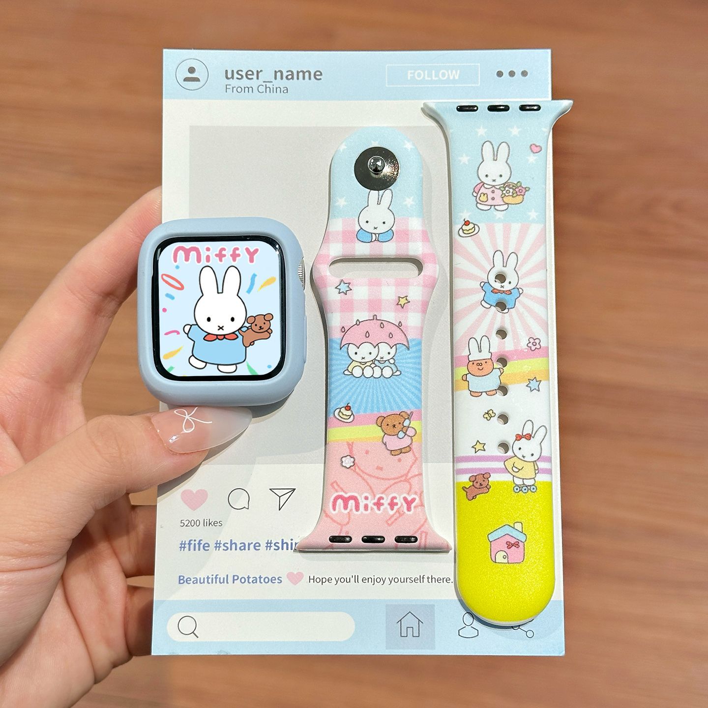 Dopamine Color Miffy Silicone  - Silicone Band Replacement recension och pris