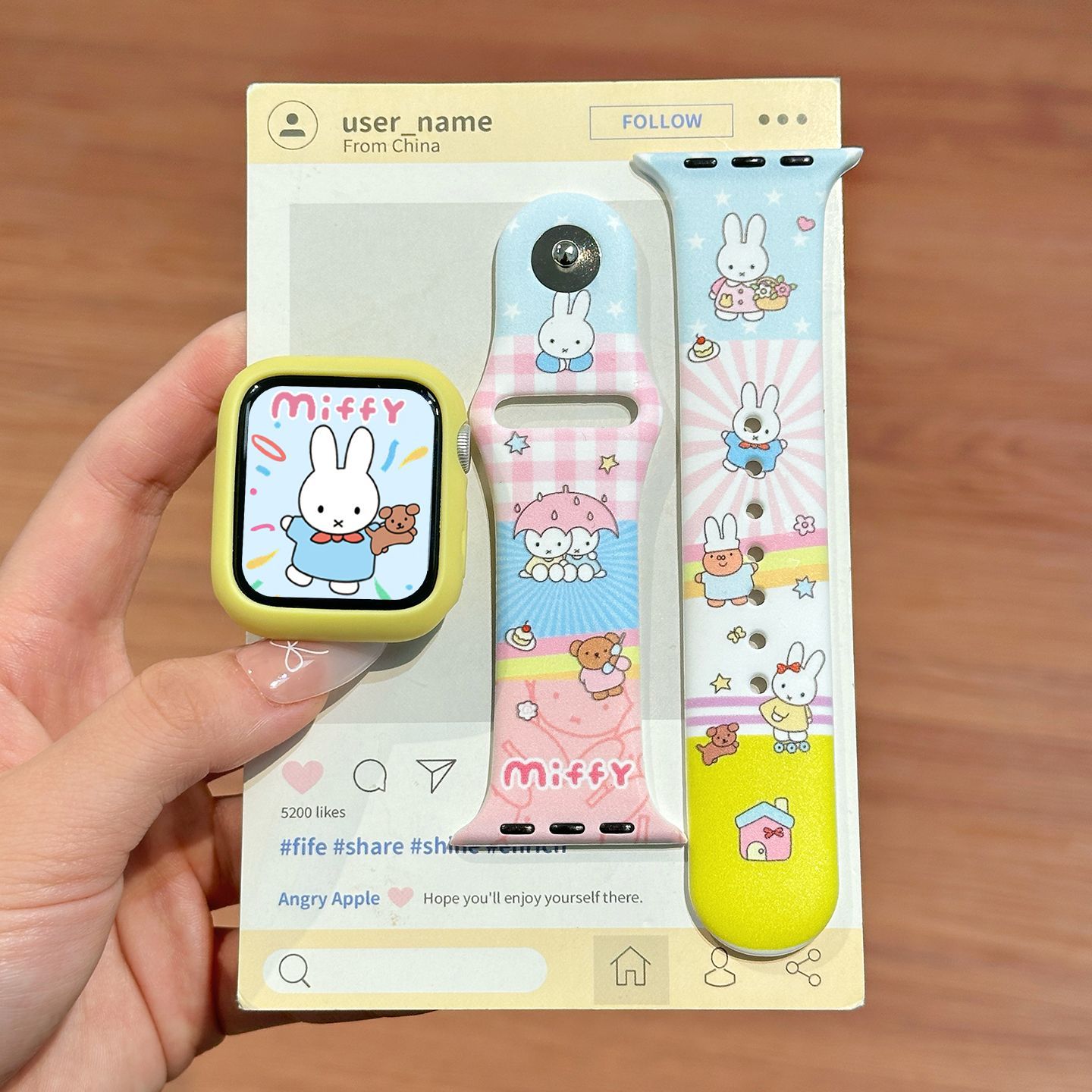 Dopamine Color Miffy Silicone  - Silicone Band Replacement recension och pris