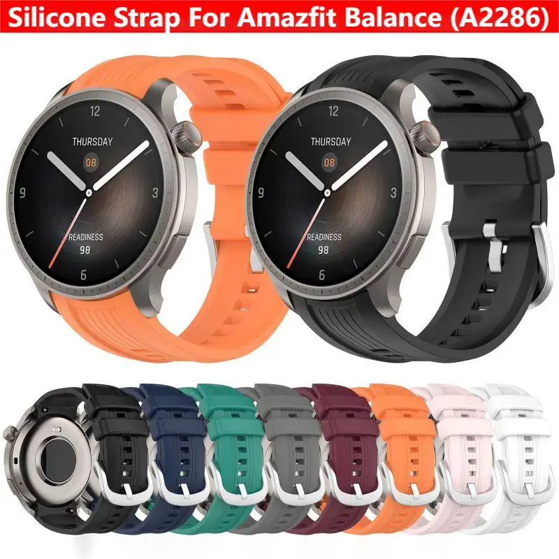 Silicone Strap for Amazfit Bal - Silicone Band Replacement recension och pris