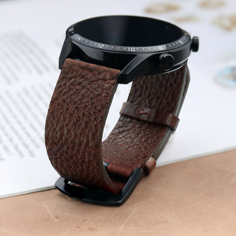 Italian Calfskinl 22mm Watch S - Smartwatch Accessories Shop recension och pris