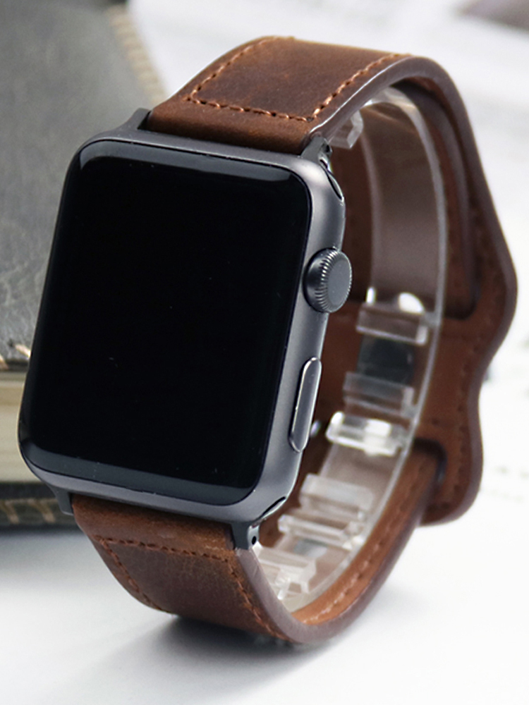 Genuine Leather Correa Strap f - Smartwatch Accessories Shop recension och pris